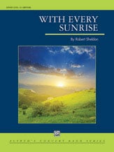 With Every Sunrise Concert Band sheet music cover